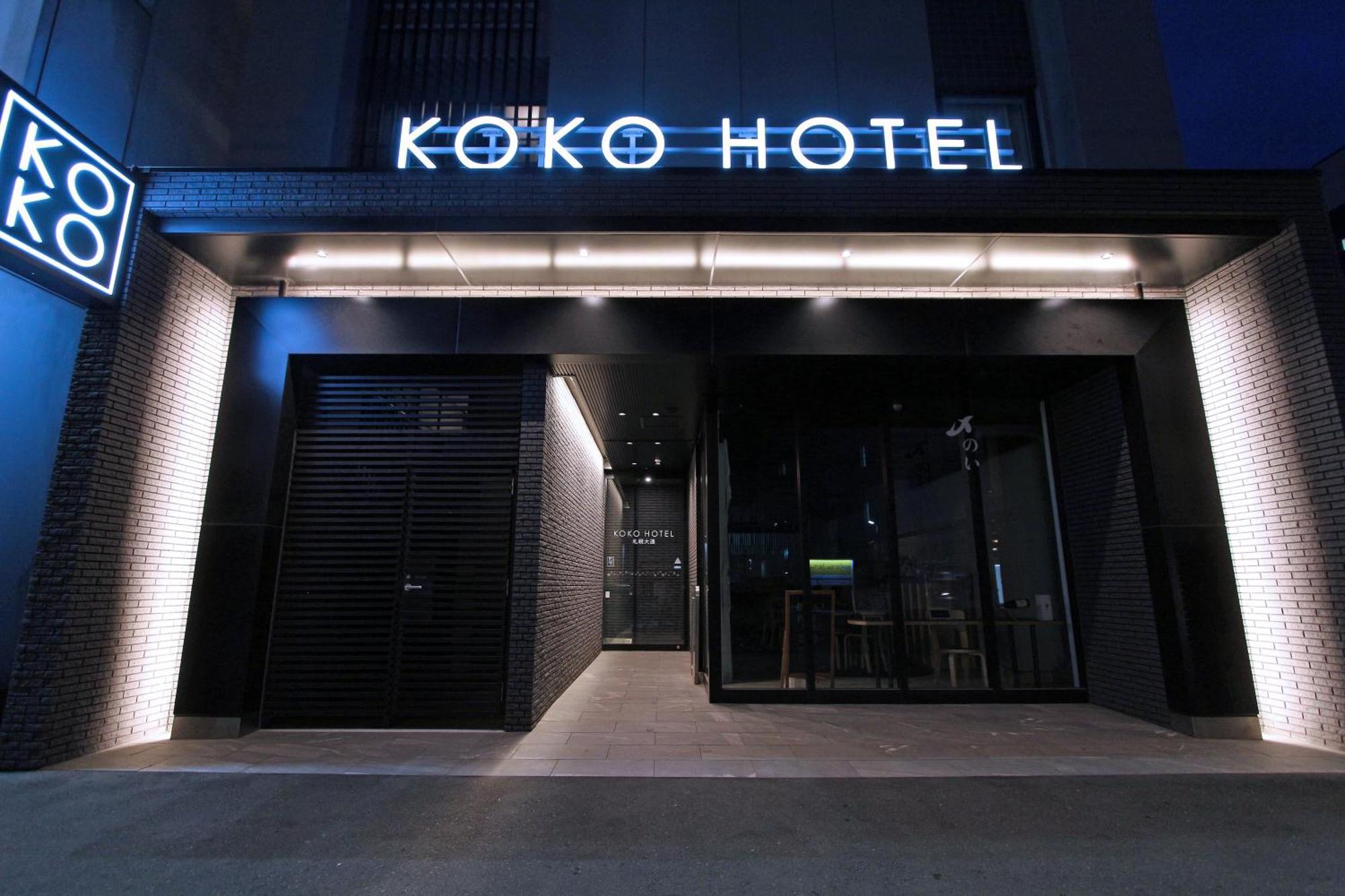 Koko Hotel Sapporo Odori Bagian luar foto